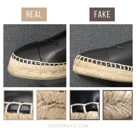 espadrilles chanel fake|How To Spot Real Vs Fake Chanel Espadrilles – LegitGrails.